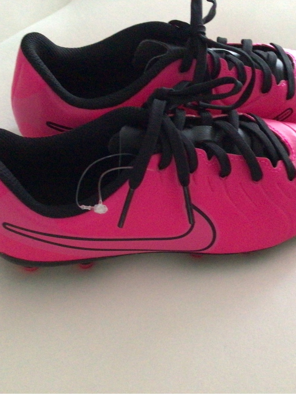 Nike Kids Hot Pink and Black Athletic Shoes